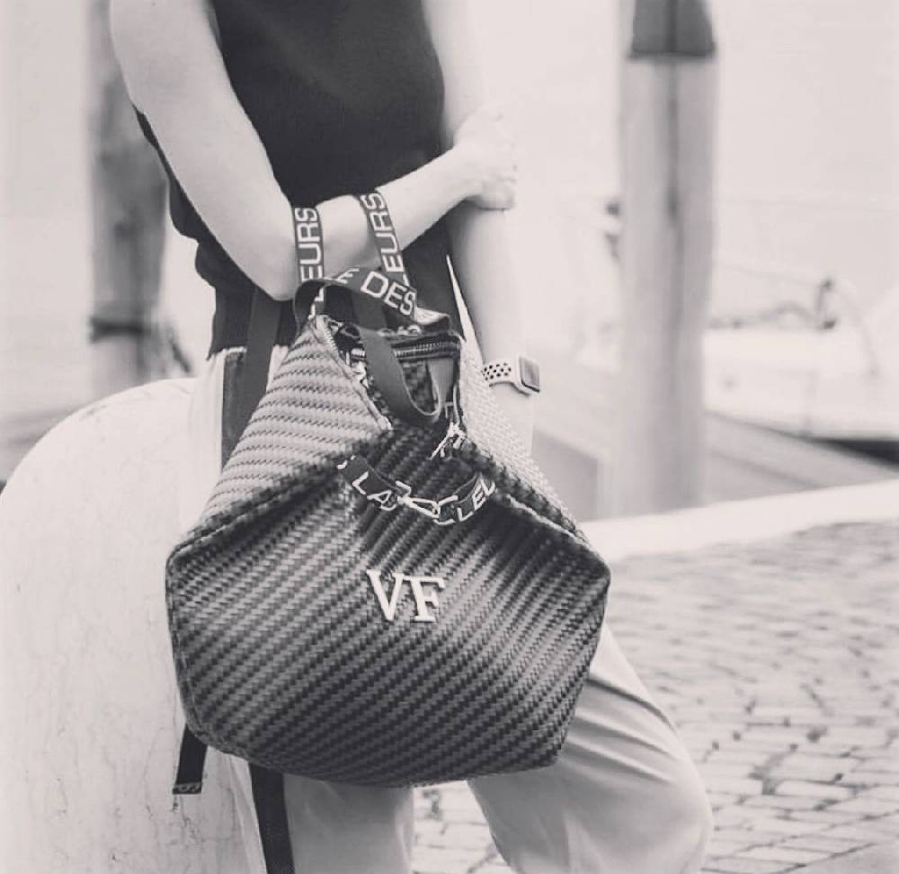 L.Pucci Anita Intrecciato Nero Pezzi Unici