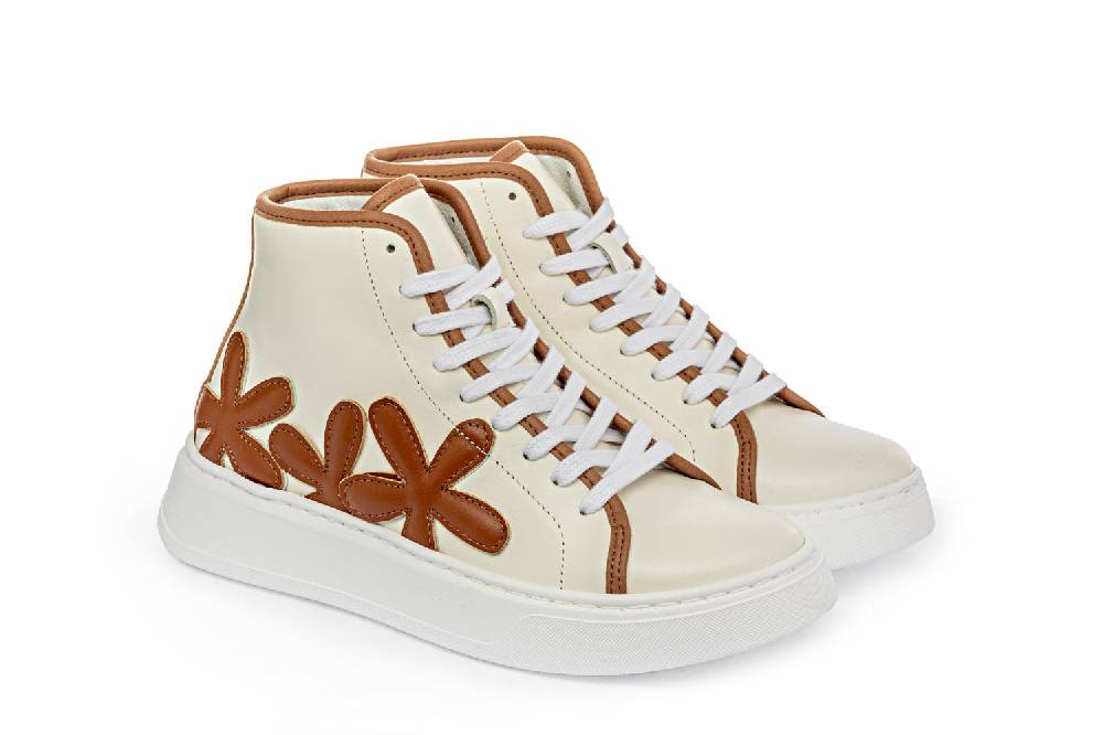 L.Pucci Basket P91213P Ecru-Camel 2025