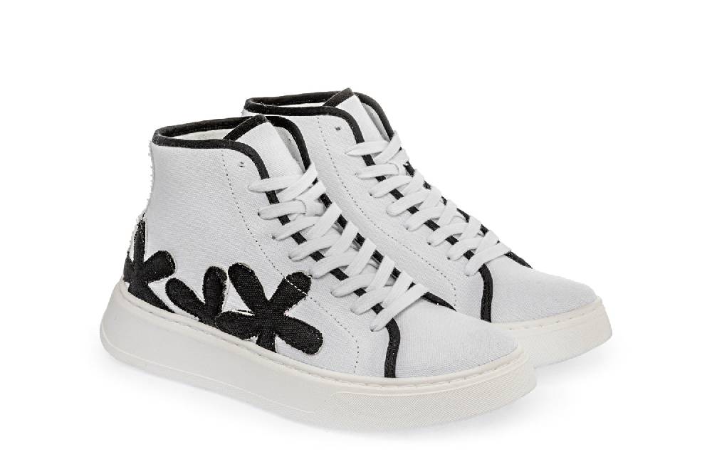 L.Pucci Basketball P91223C White-Black Vendita