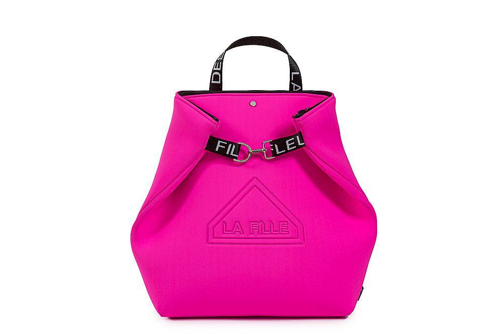 L.Pucci Ambre Tekno Fabric Shocking Pink Negozi Online