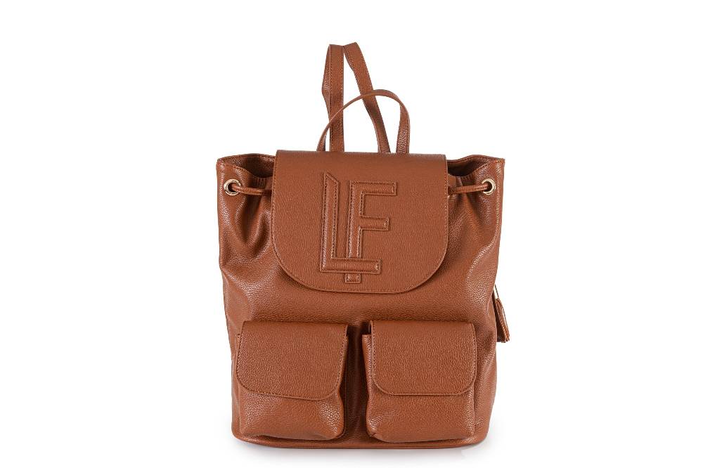 L.Pucci Sandra Orient Express Line Brown Backpack Italia