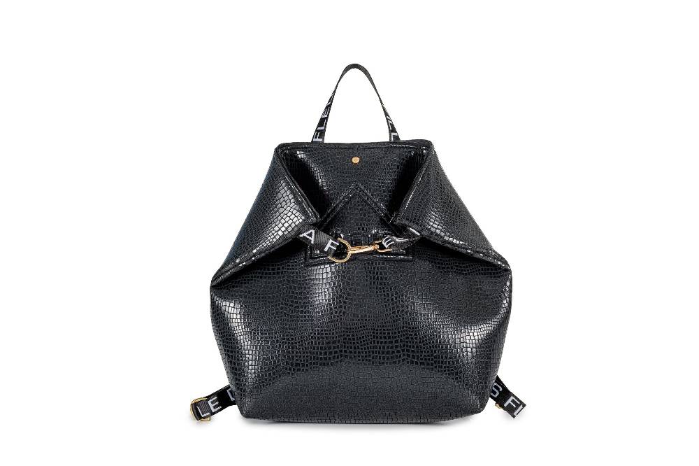 L.Pucci Ambre Tekno Fabric Scale Nero Economico