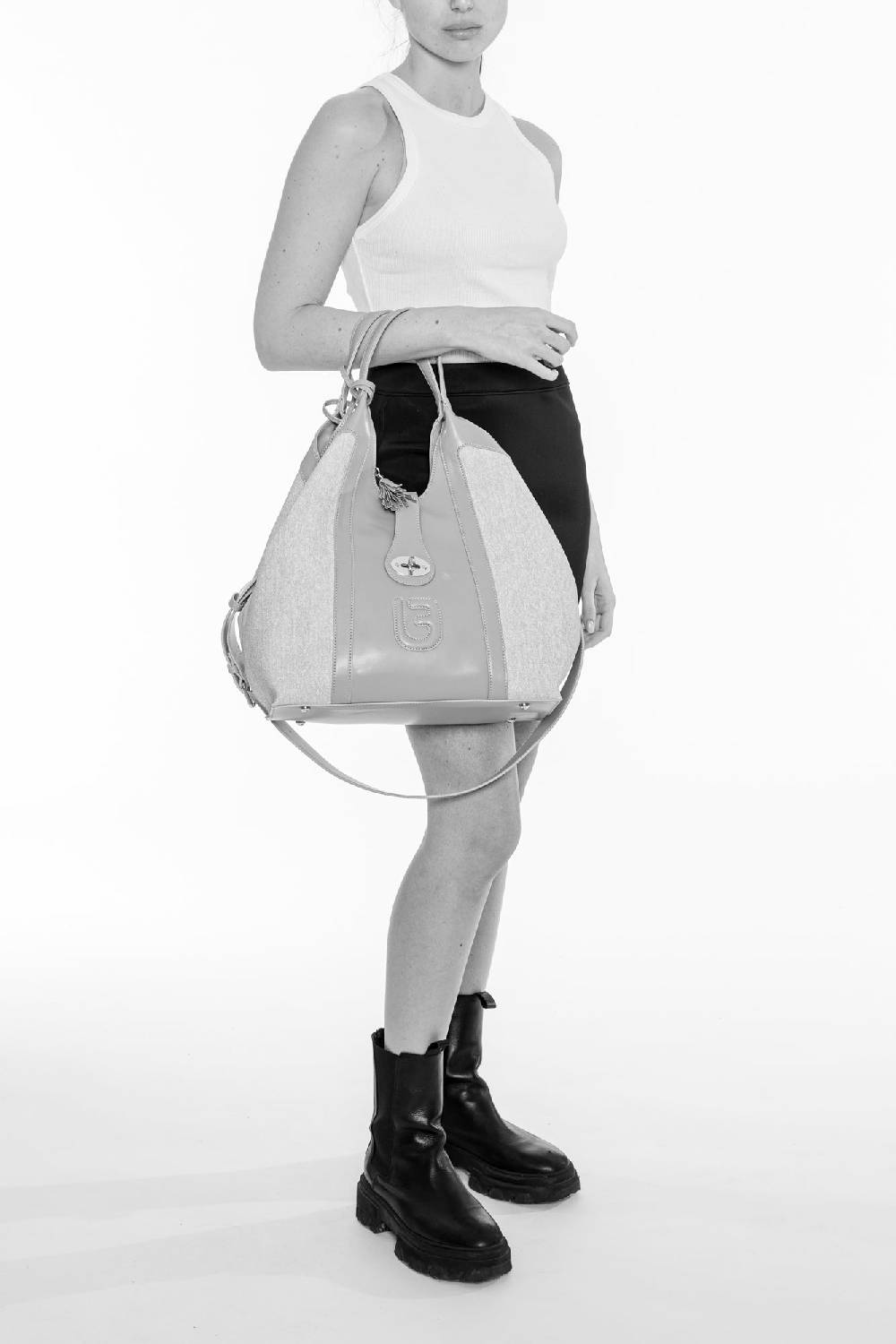 L.Pucci Carey Denim Lux Beige Negozi Online