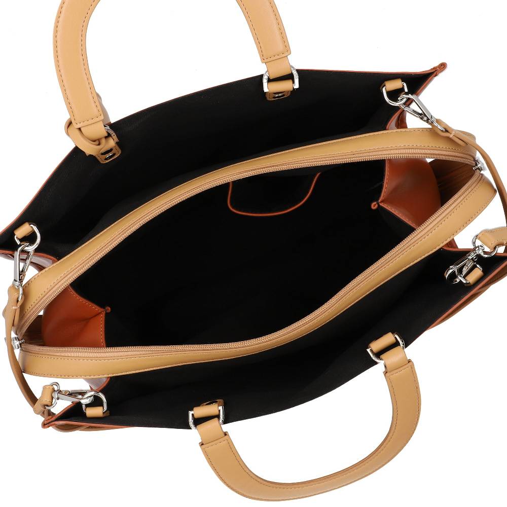 L.Pucci Keira Parisienne Hazelnut Leather In Linea