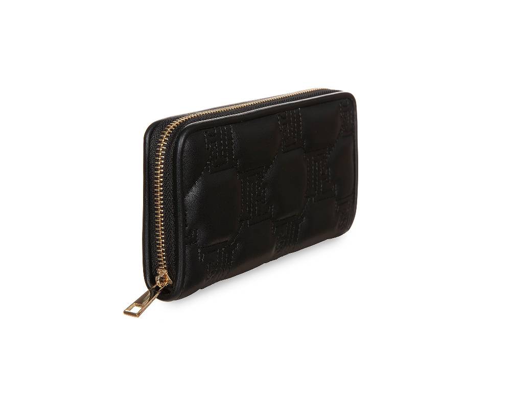 L.Pucci Placida Logo Black Wallet Discount Store per i nuovi prodotti