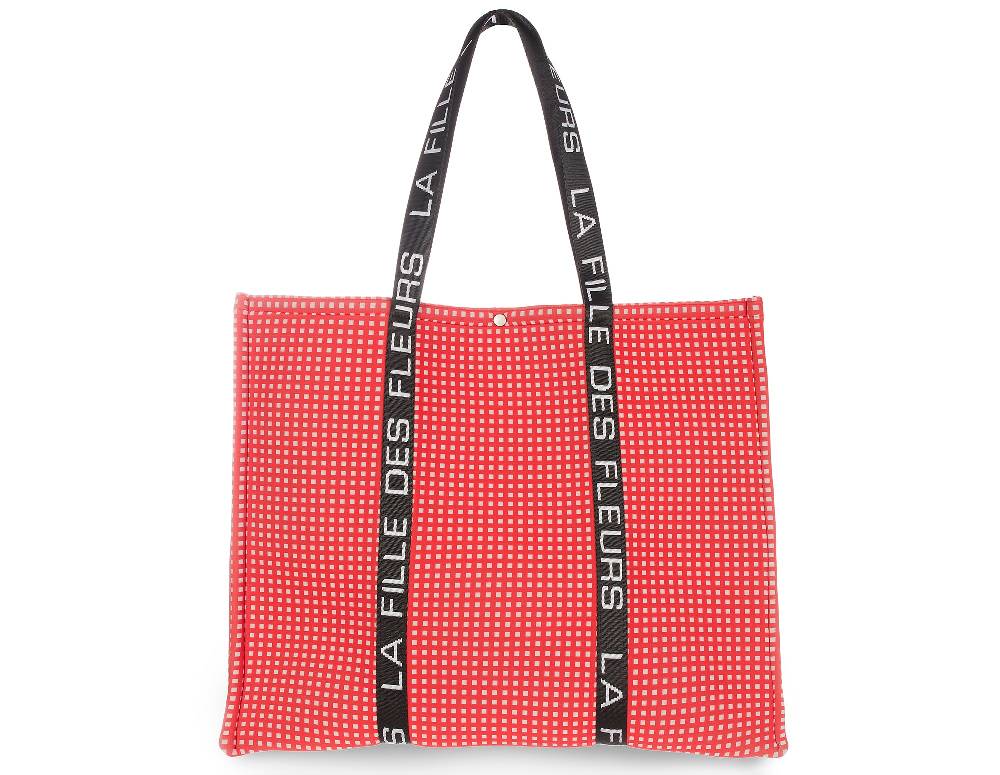 L.Pucci Cosmopolitan Tekno Fabric Design Vichy Red White Vendita Calda