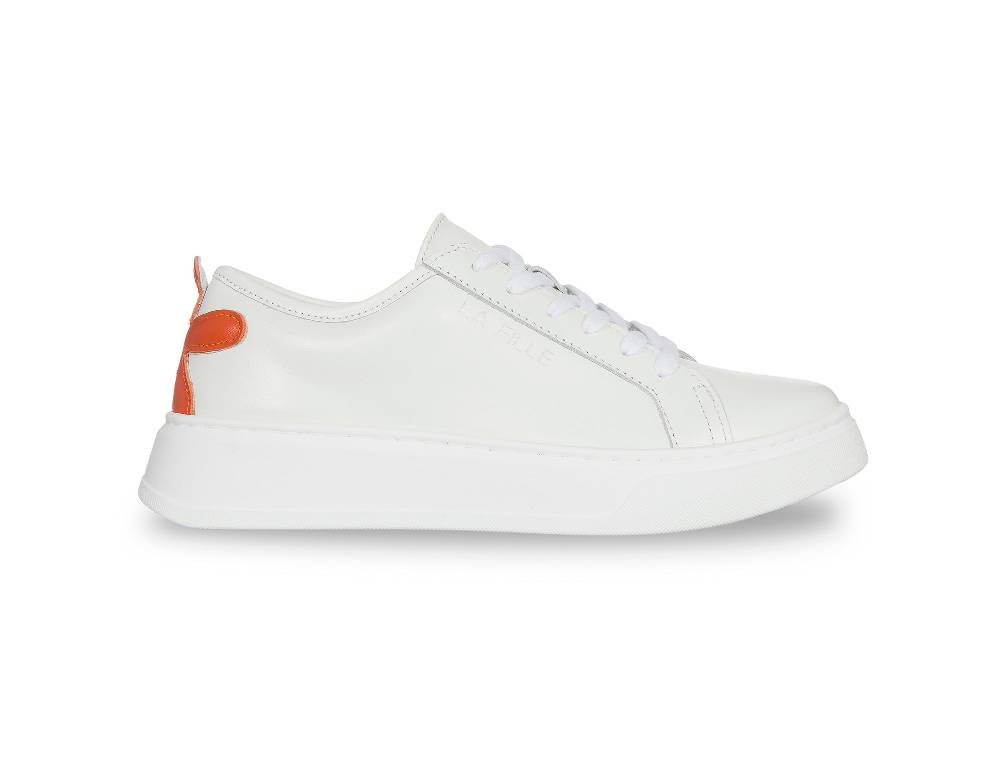 L.Pucci Sneakers P91212P Ecru-Orange Black Friday
