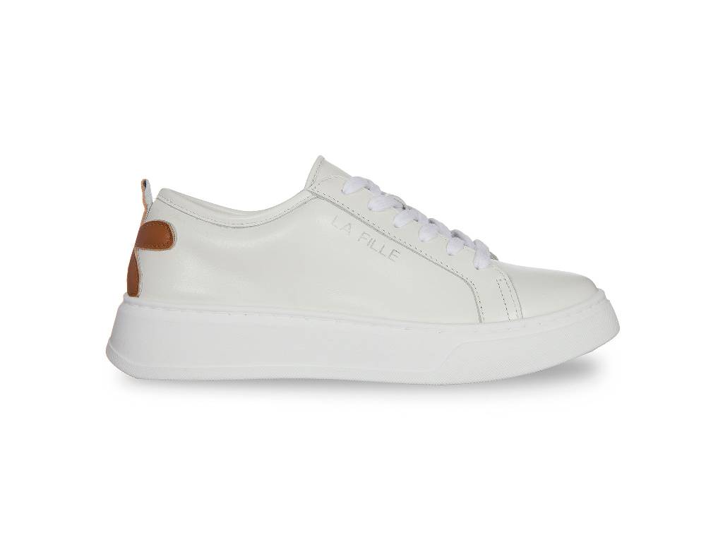 L.Pucci Sneakers P91212P Ecru-Camel Cyber Monday