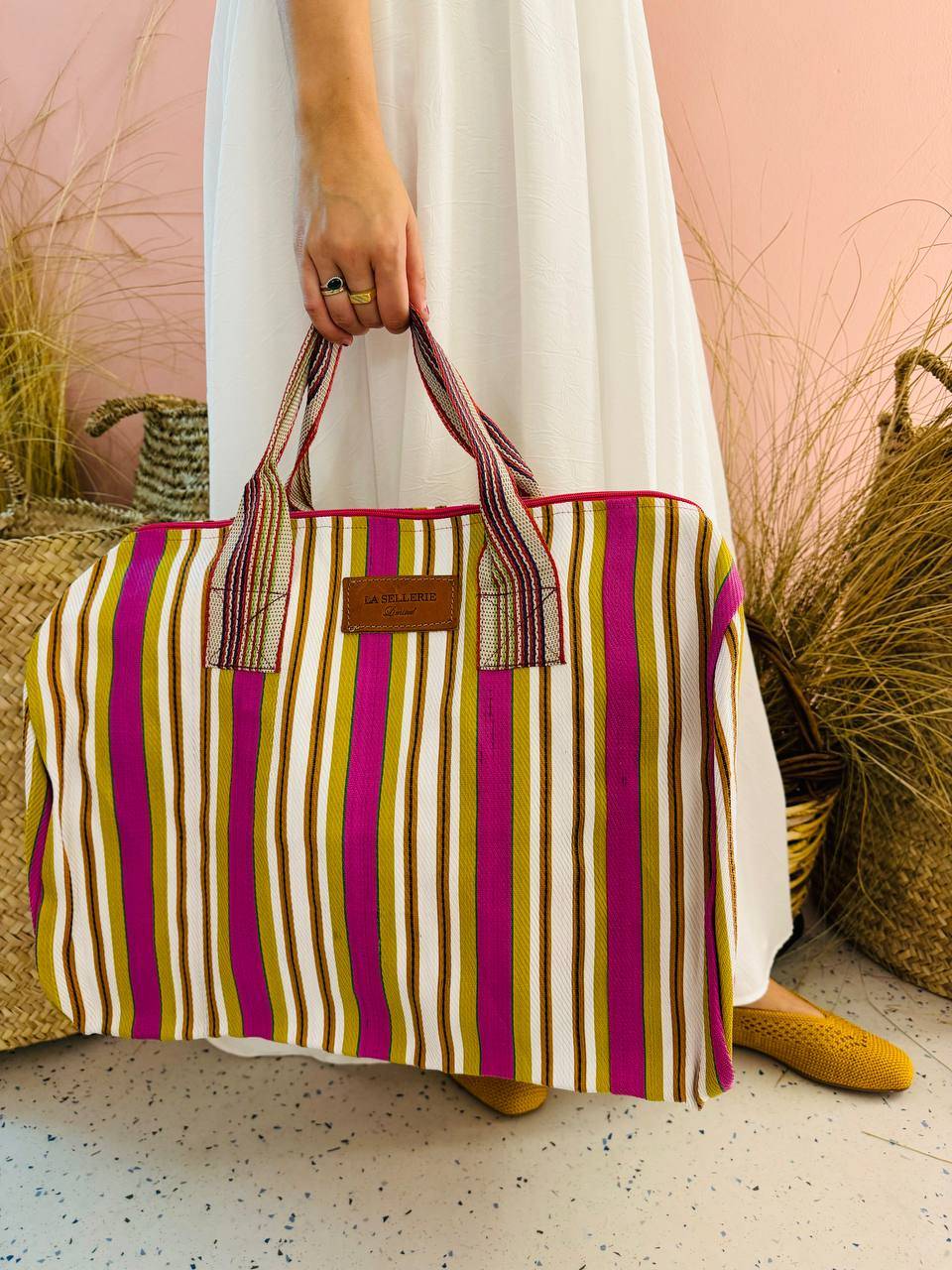 La Sellerie borsone TULUM fucsia Soddisfazione Garantita