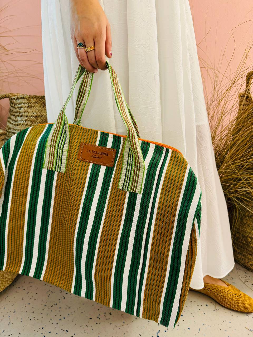La Sellerie borsone TULUM arancio Qualità Garantita