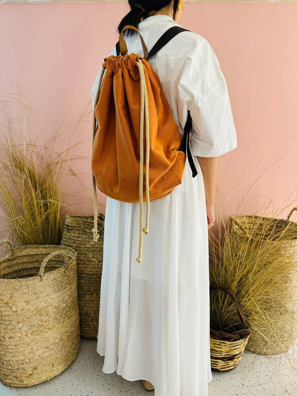La Sellerie COUNTRY backpack orange Novità