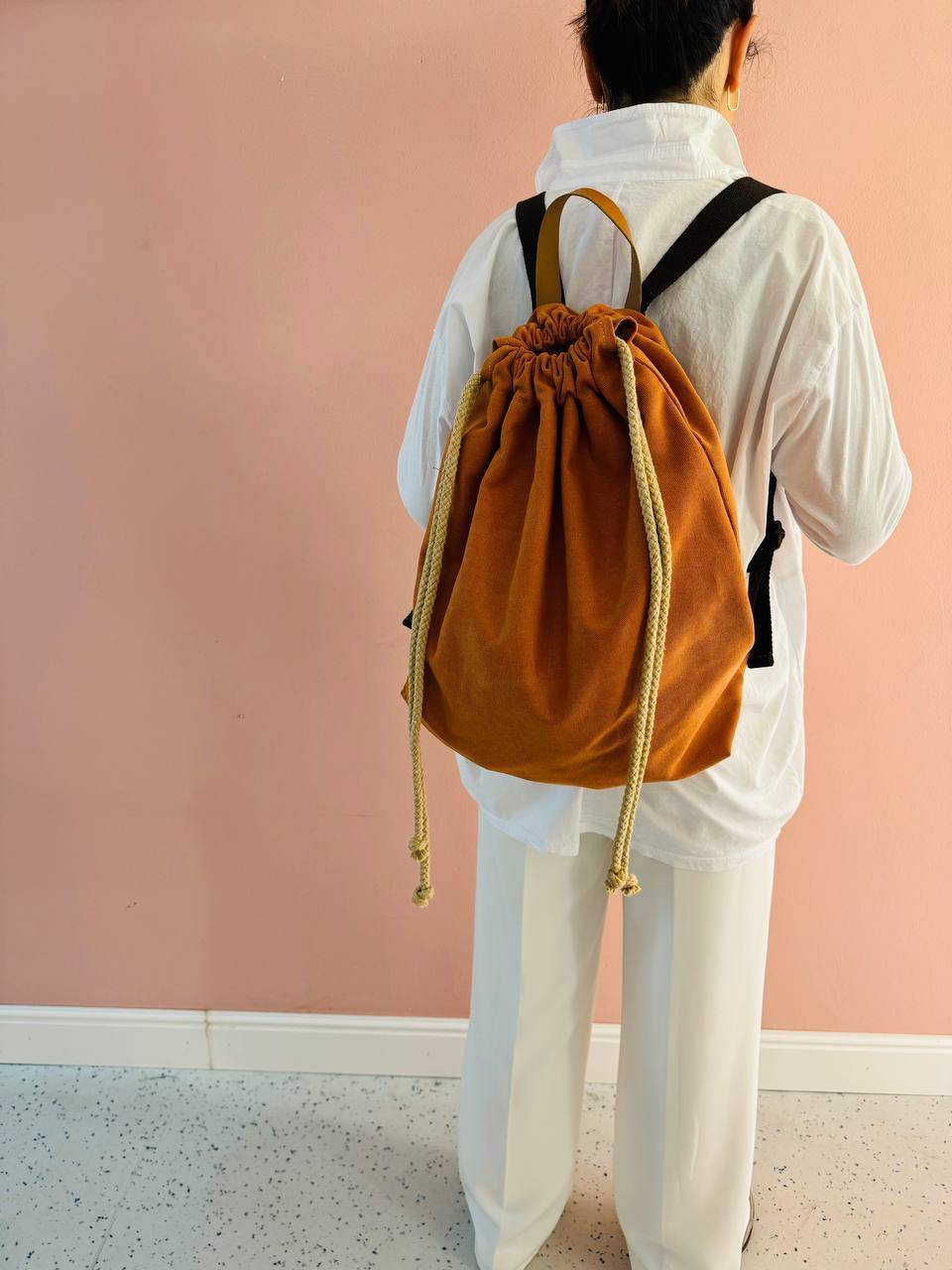 La Sellerie COUNTRY backpack orange Novità