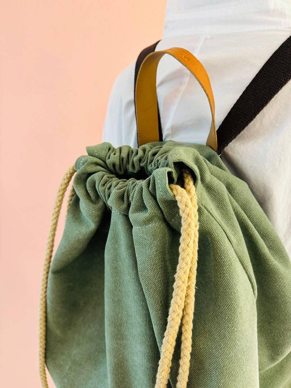 La Sellerie COUNTRY backpack green Presa
