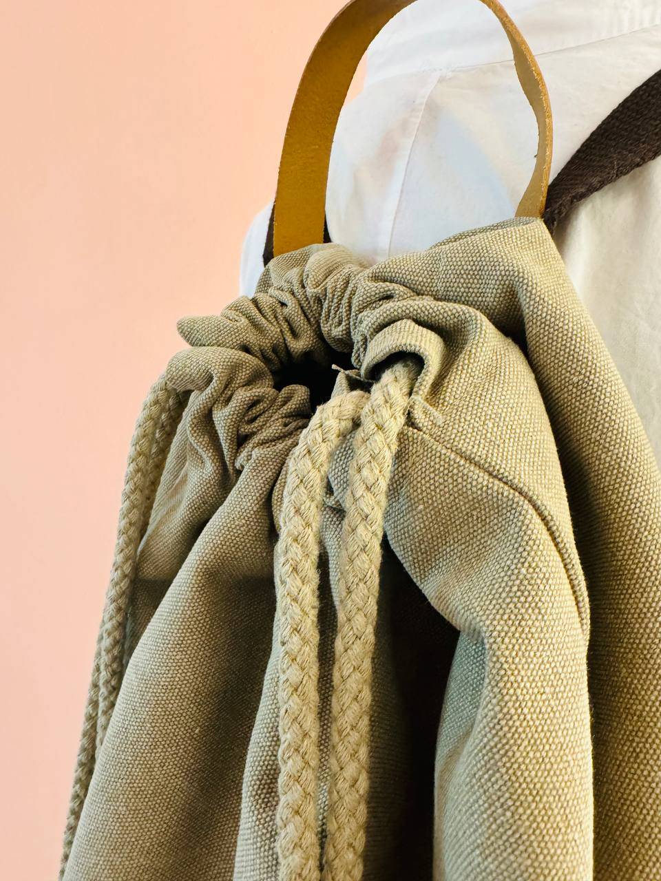 La Sellerie COUNTRY backpack beige Sconto