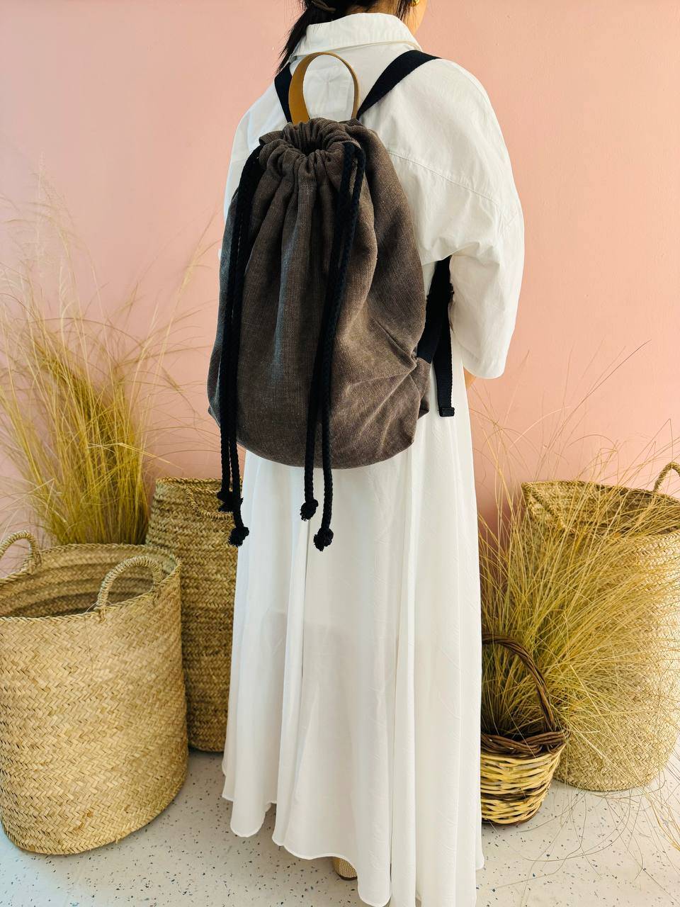 La Sellerie COUNTRY backpack light brown Offerta