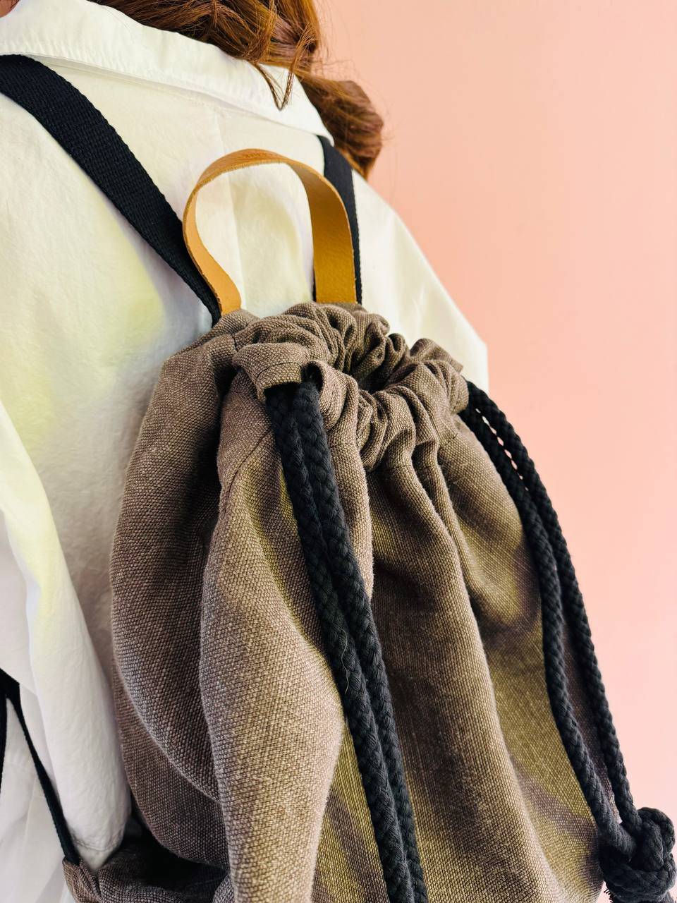 La Sellerie COUNTRY backpack light brown Offerta
