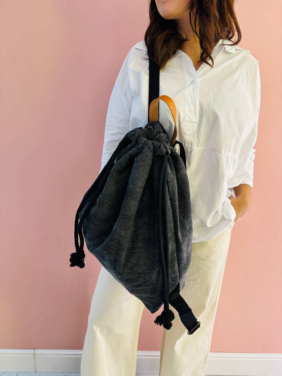 La Sellerie COUNTRY backpack grey Economico