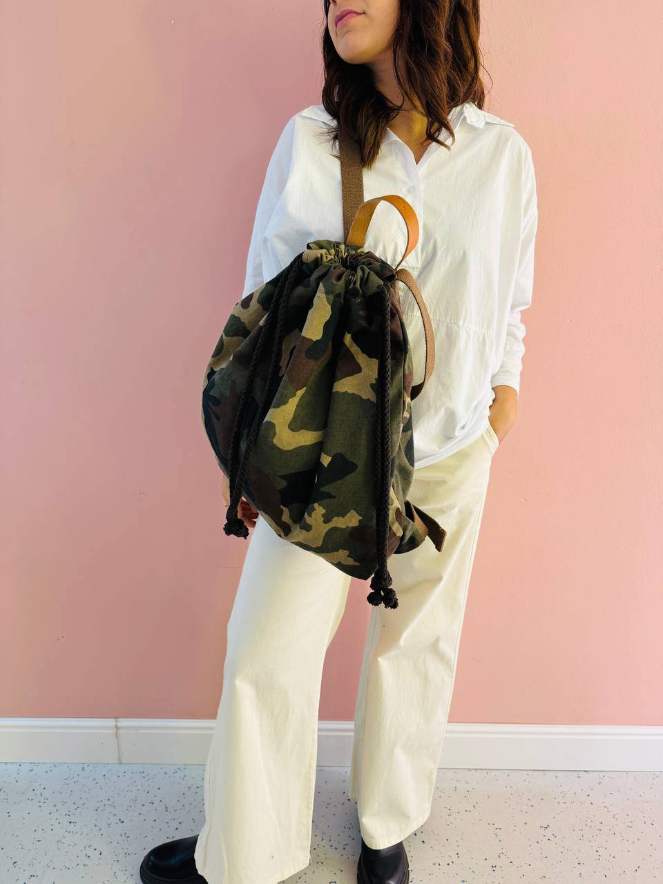 La Sellerie COUNTRY backpack military Outlet