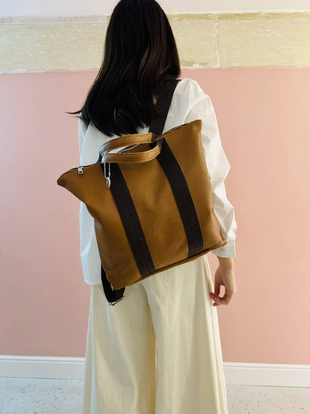 La Sellerie Zaino Borsa Milano BROWN Saldi