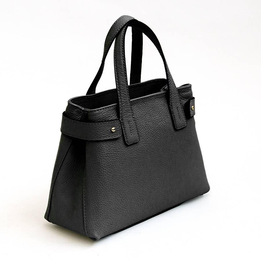 Laura Di Maggio BERRY – Bauletto in pelle nero Promozione