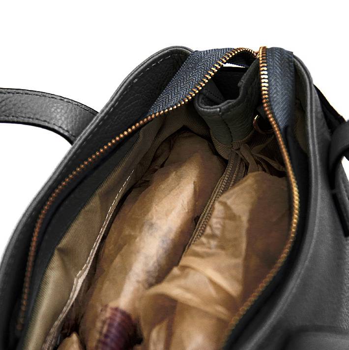 Laura Di Maggio BERRY – Bauletto in pelle nero Promozione