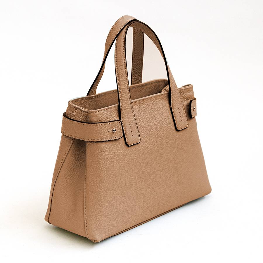 Laura Di Maggio BERRY – Bauletto in pelle cuoio chiaro Acquista Ora