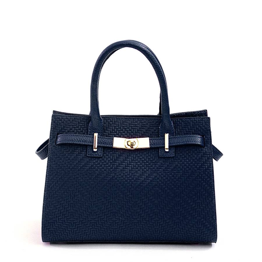 Laura Di Maggio KELLY – Borsa in pelle serigrafata notte Fino Al -60%