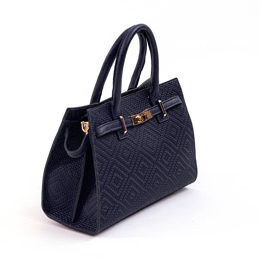 Laura Di Maggio KELLY – Borsa in pelle serigrafata notte Fino Al -60%