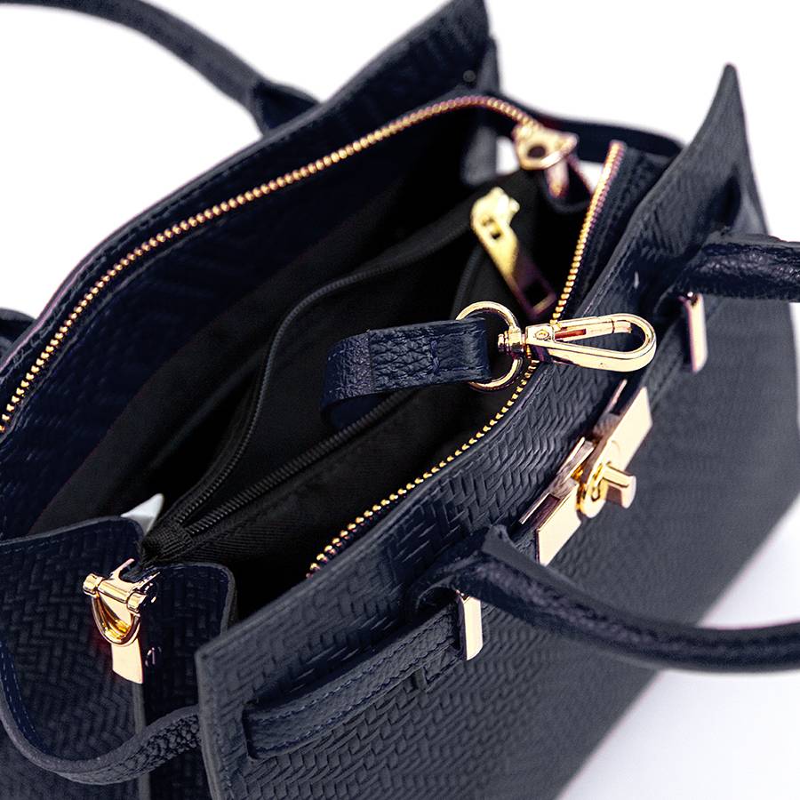 Laura Di Maggio KELLY – Borsa in pelle serigrafata notte Fino Al -60%