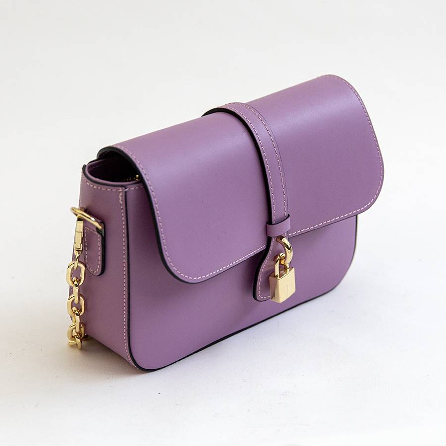 Laura Di Maggio DEA – Postina in pelle elegant lilla Prezzo Ridotto