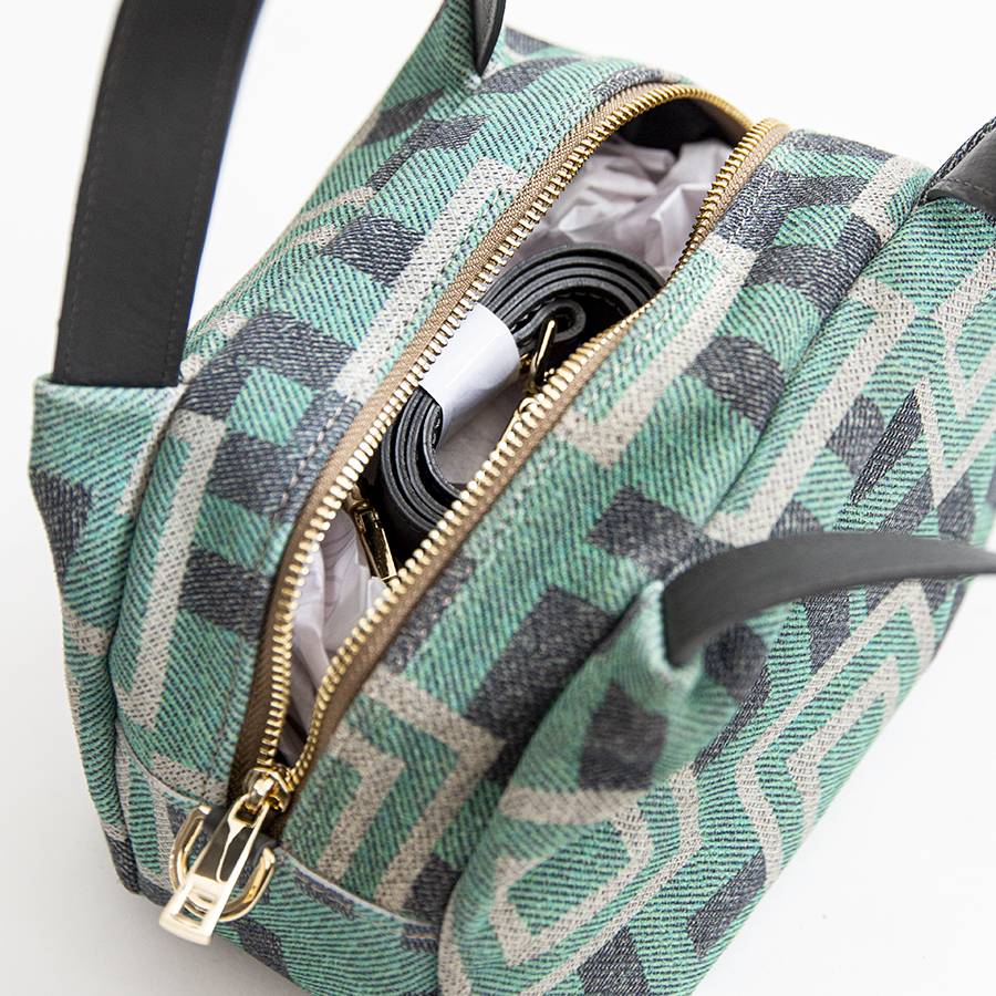 Laura Di Maggio FANTASY – Bauletto in camoscio stampato tiffany Sconto