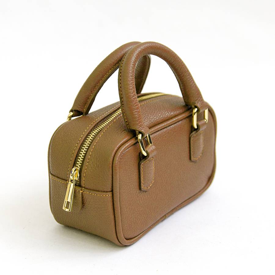Laura Di Maggio NENA – Miny bauletto in pelle cuoio Online