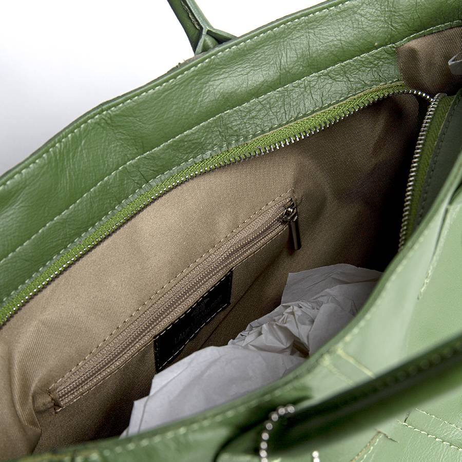 Laura Di Maggio UMA – Tote bag in pelle nappa verde aloe Hotsell