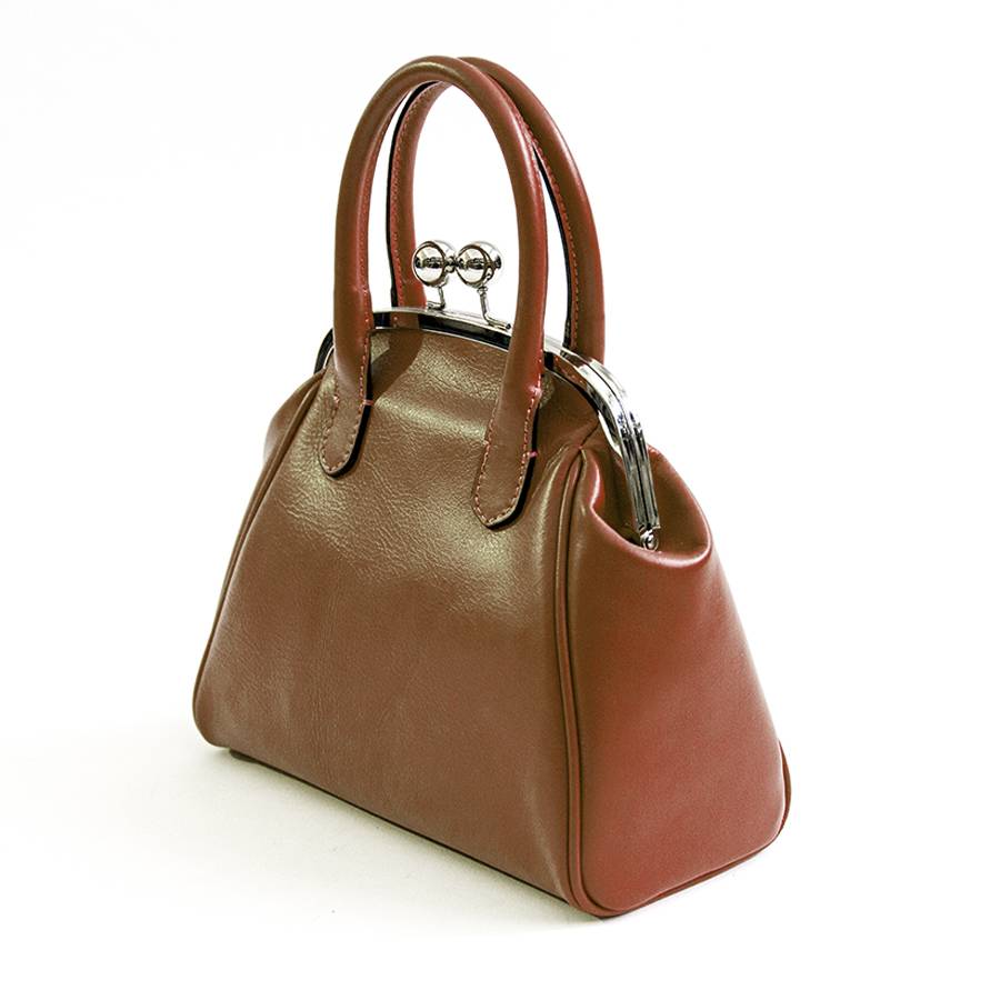 Laura Di Maggio NONNA – Borsa a clutch in nappa cuoio Vendita