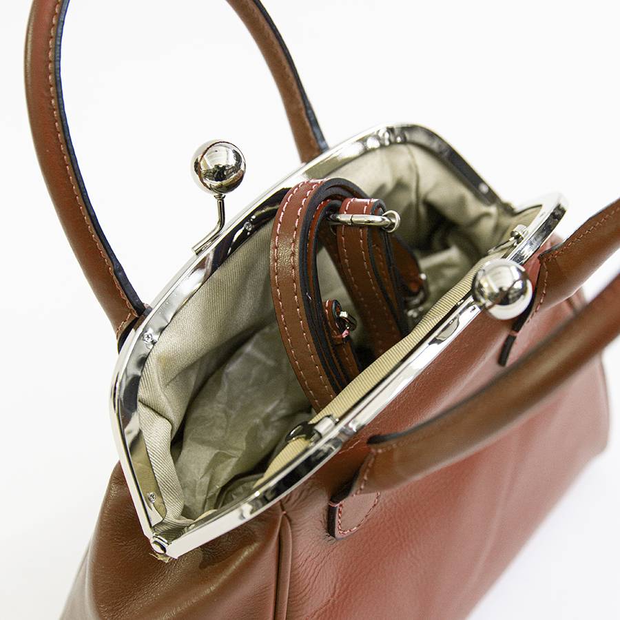 Laura Di Maggio NONNA – Borsa a clutch in nappa cuoio Vendita