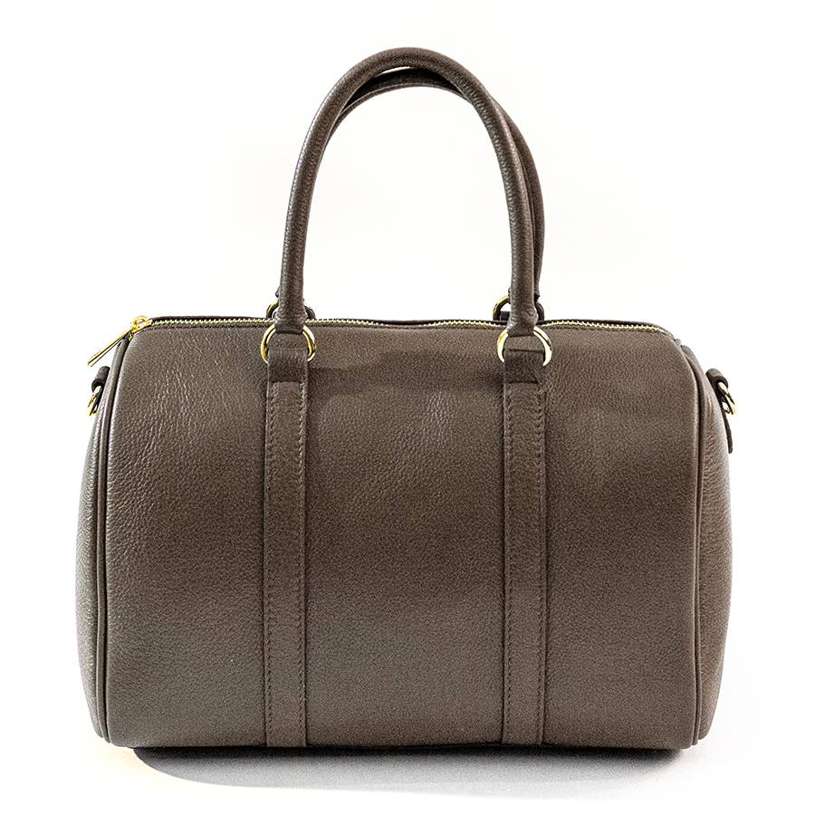 Laura Di Maggio BUBBLE – Bauletto in pelle dollaro taupe Saldi