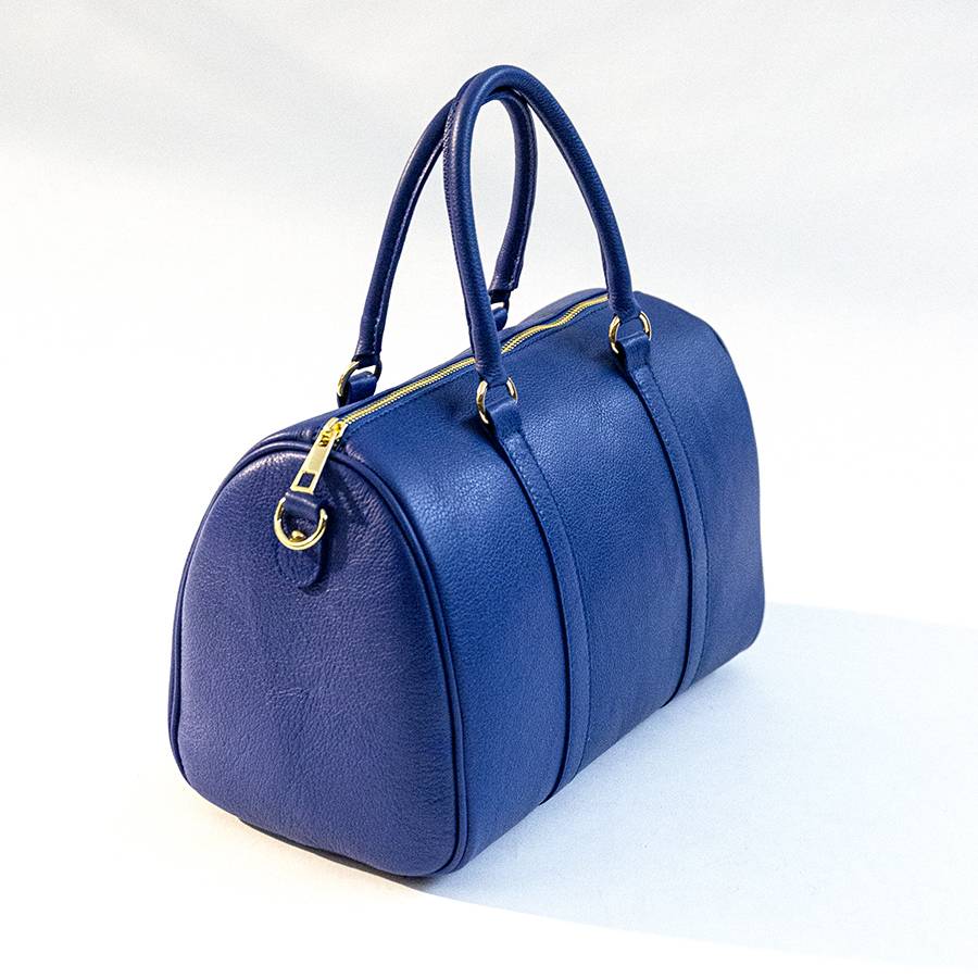 Laura Di Maggio BUBBLE – Bauletto in pelle dollaro blu Offerte