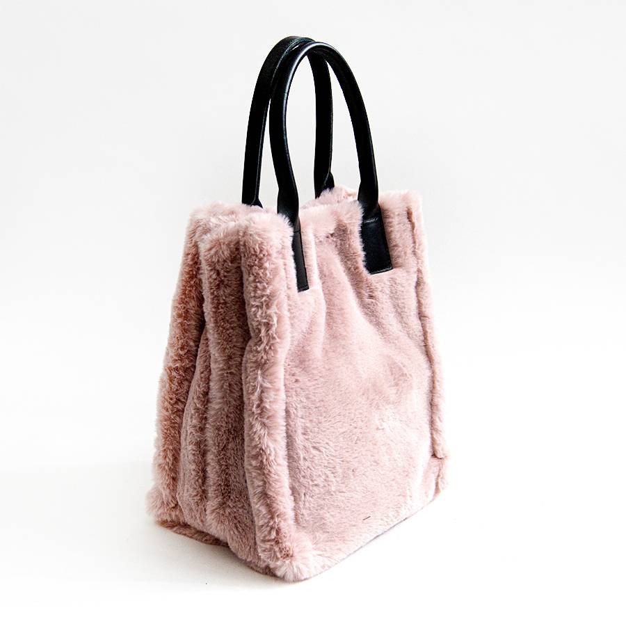 Laura Di Maggio TRUDY BIG – shopping in ecopelliccia rosa Nuovo