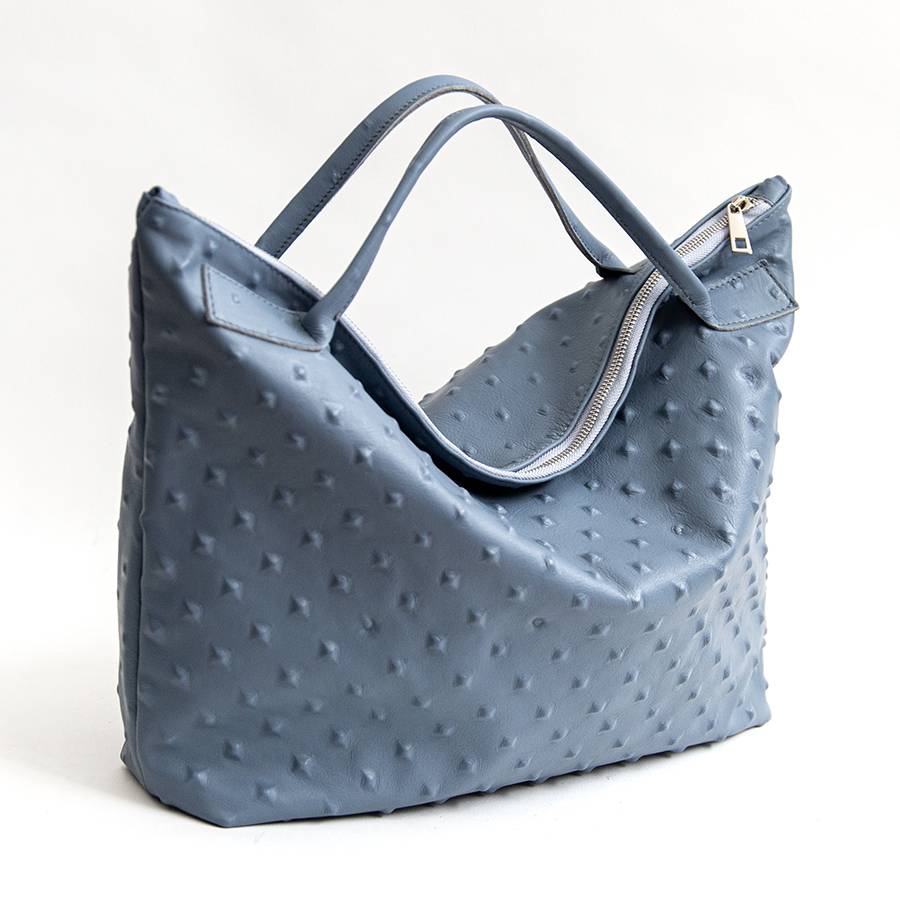 Laura Di Maggio BIKER – borsa in pelle soft stampa chiodo avio Qualità Garantita