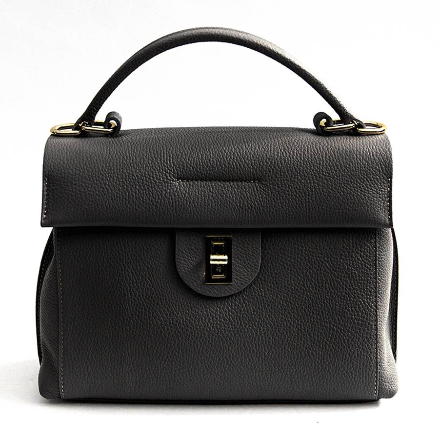 Laura Di Maggio ZELDA – borsa in pelle dollaro nera Shopping Online