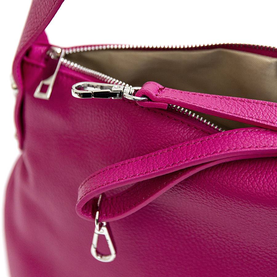Laura Di Maggio NESSY – Sacca in pelle fuxia Vendita Economica