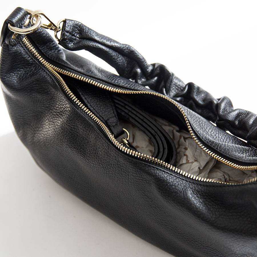 Laura Di Maggio SUSAN – Baguette in pelle nera In Saldo