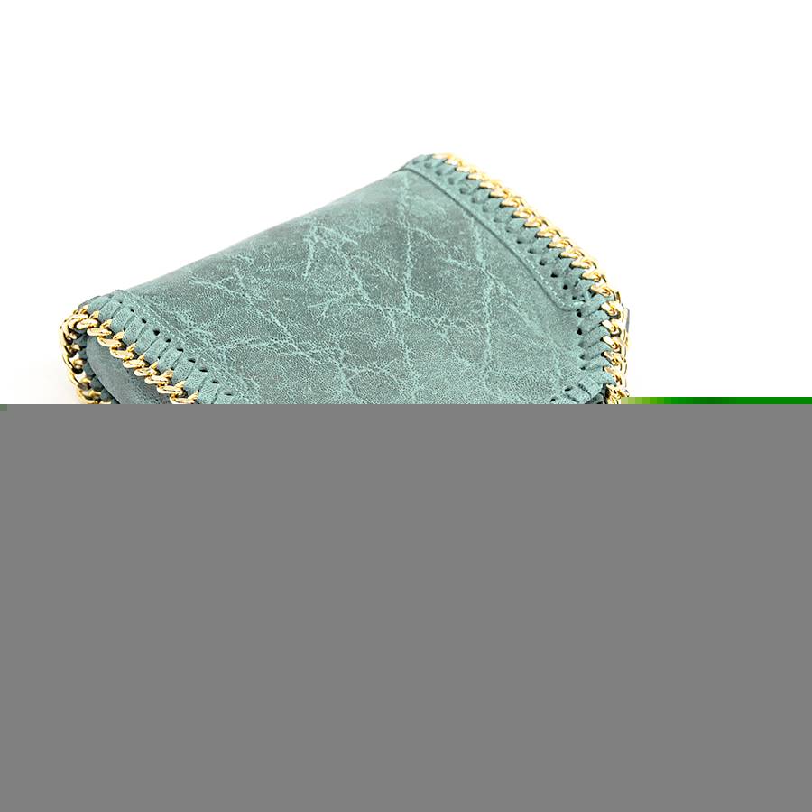 Laura Di Maggio LUMI – Borsa con catene in pelle vintage menta Moda
