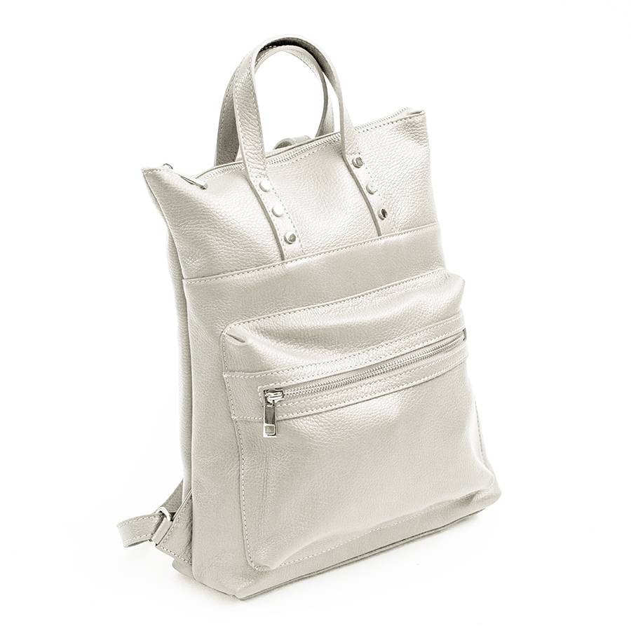 Laura Di Maggio YALE – Zaino in pelle latte Pezzi Unici
