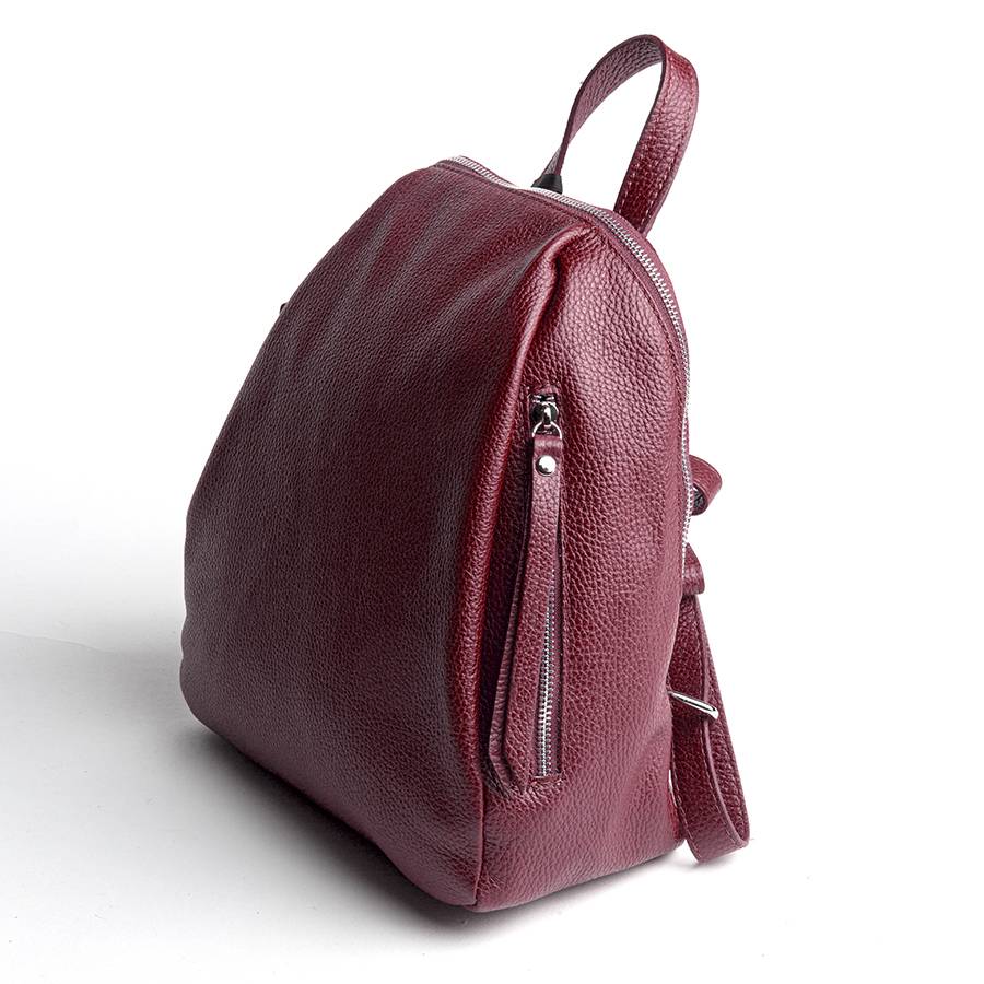 Laura Di Maggio ZIP – zainetto in pelle dollaro rubino Promozione Limitata