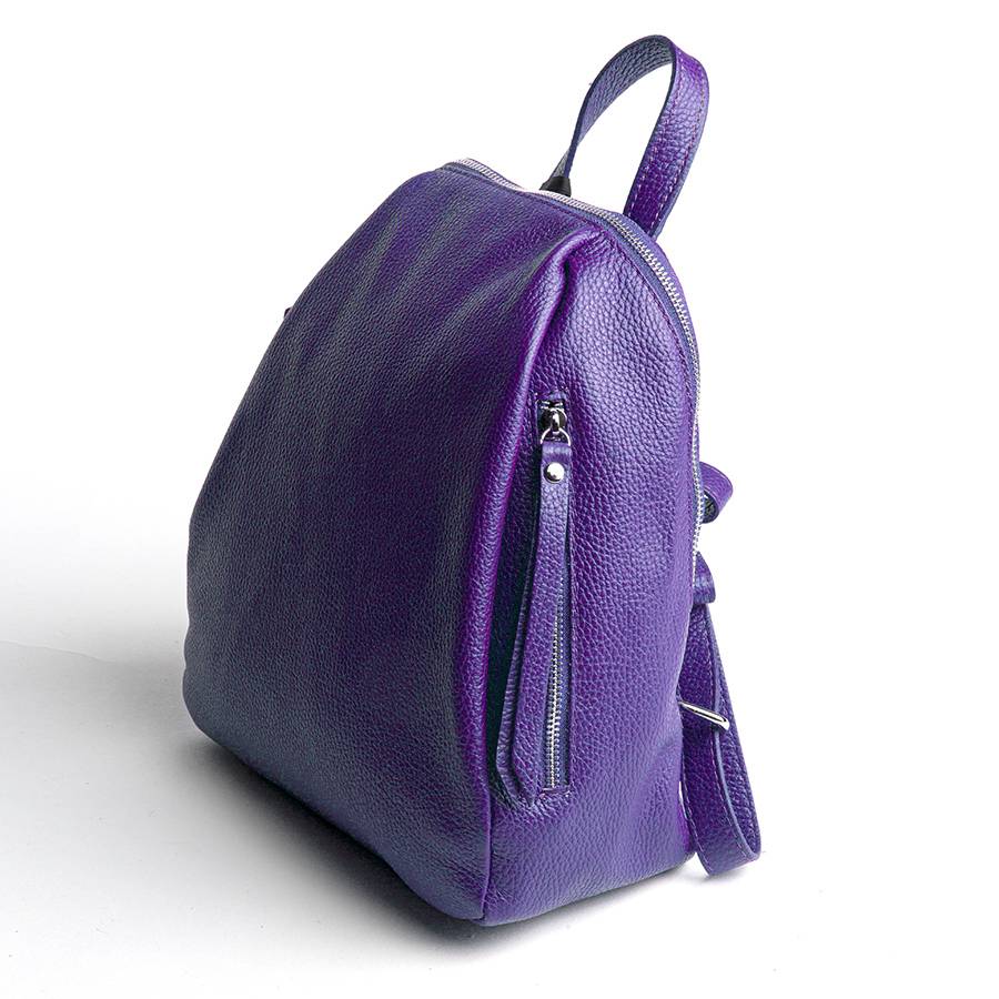 Laura Di Maggio ZIP – zainetto in pelle dollaro viola Affare Del Giorno
