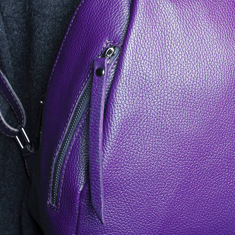 Laura Di Maggio ZIP – zainetto in pelle dollaro viola Affare Del Giorno