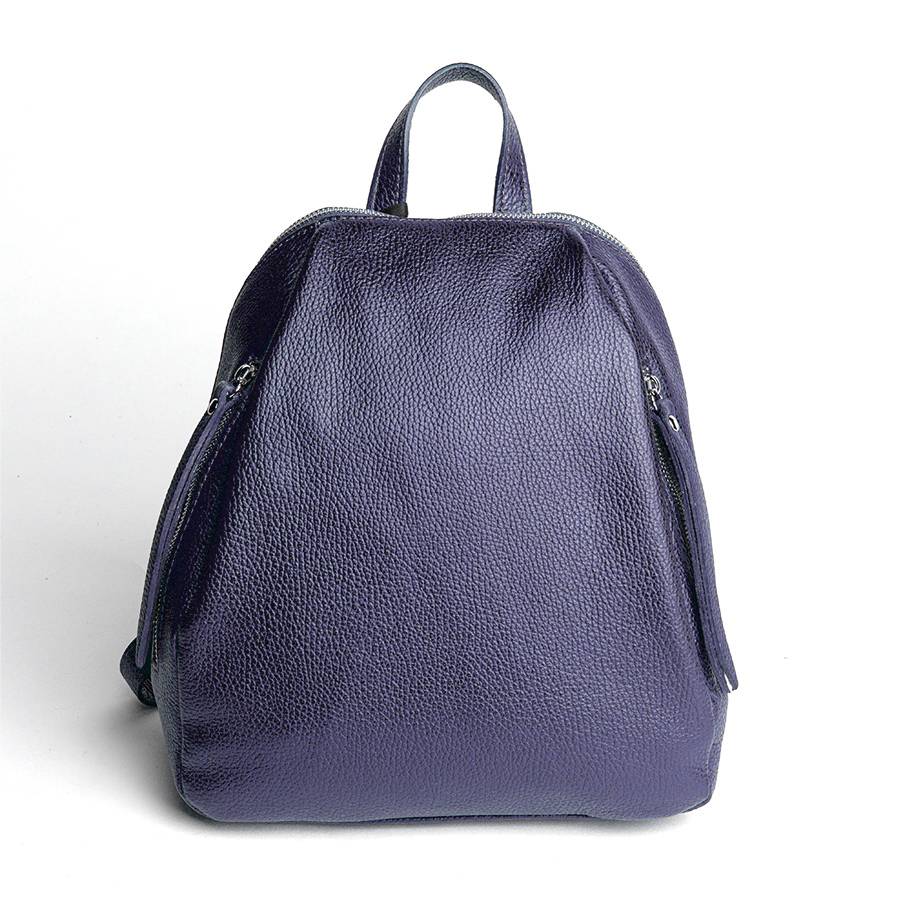 Laura Di Maggio ZIP – zainetto in pelle dollaro blu notte Prezzo Ridotto