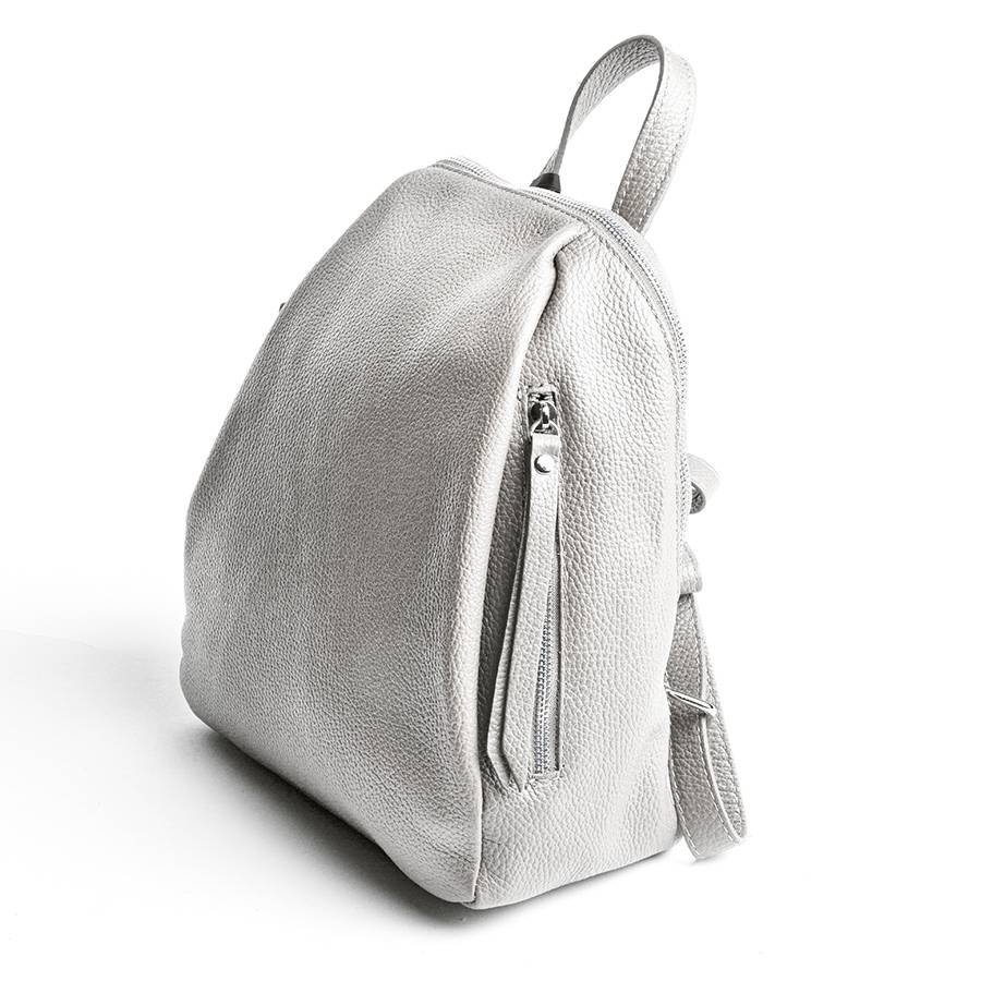 Laura Di Maggio ZIP – zainetto in pelle dollaro latte Convenienza