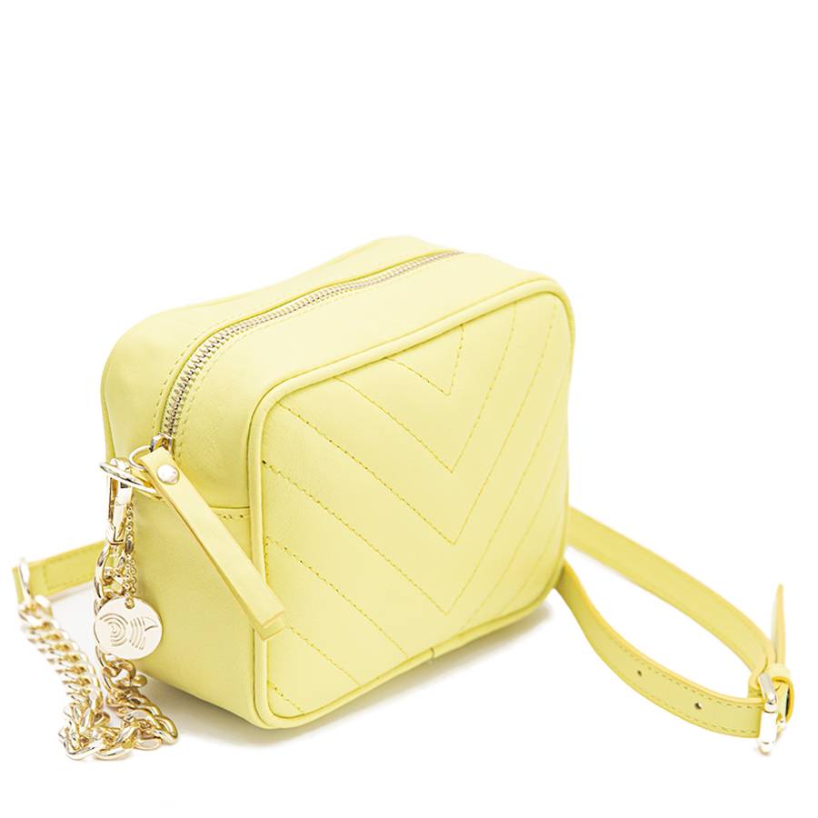 Laura Di Maggio COCCA – Borsa da Sera in Pelle Soft Trapuntato – Lime Vendite stagionali